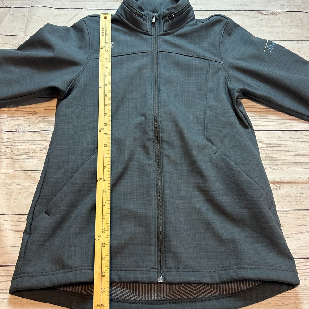 Under Armour Jacket Gray Soft Shell Cold Gear Loo… - image 4
